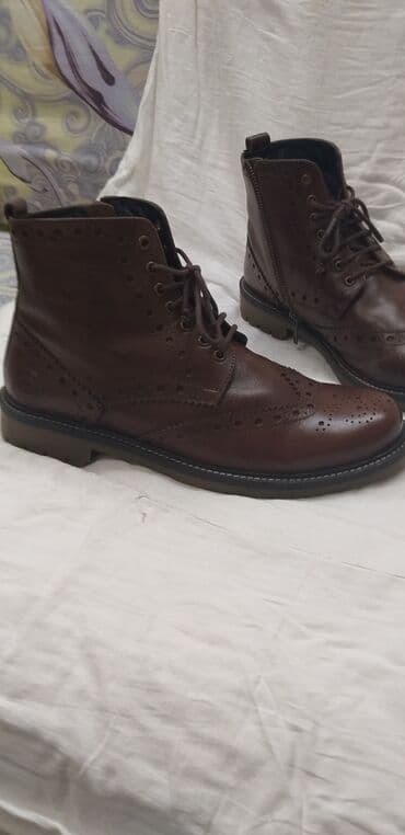 сапоги зимние женские натуральная кожа натуральный мех распродажа: Ботинки осенне-зимние (еврозима) с начесом 41-го размера,оригинал — 2