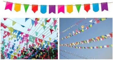 саланд бумажная упаковка и пакеты оптом в бишкеке: 40 метров 450 сом флажки матерчитые на улицу вешать. устойчивые к — 6