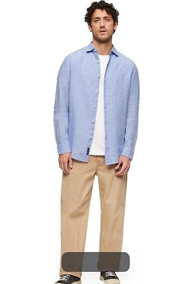 Рубашки: Мужская рубашка, M, Superdry, Б/у, Самовывоз — 3