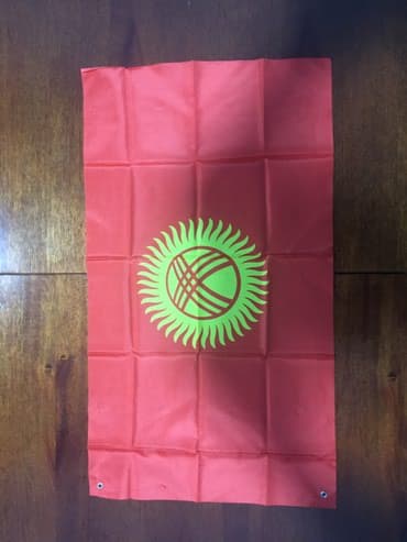 флаг кыргызстана: Старого образца!! 😕 Флаг Кыргызстана ! Размер 75 на 45 ! Другие — 2
