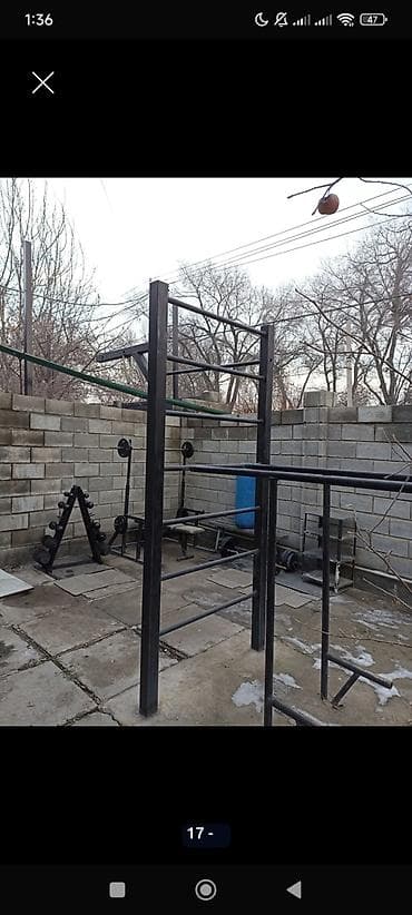 Зимний спорт: Продаю Турник Брусья Штанги Гантели грушу стойки для жима лёжа скамья — 5