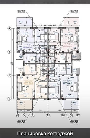 катедж: Коттеджный комплекс у воды — одноэтажные кирпичные дома с террасами - — 3