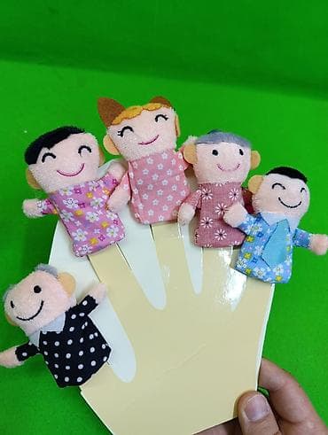 Кукольный театр игрушки👧 Комплектация товара: 5 куколок на пальчики🌟 — 5