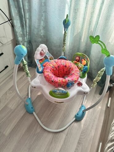 игрушка рыбалка на магнитах: Многофункциональный детский центр-прыгунки с интерактивными игрушками — 1