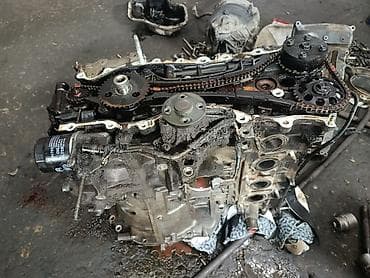 Детали двигателя и моторы в сборе: Бензиновый мотор Toyota 2003 г., 2.4 л, Б/у, Оригинал, Япония — 1