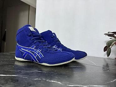 Ботинки: Мужские кроссовки, 38, Asics, Новый, цвет - Синий, Самовывоз — 4