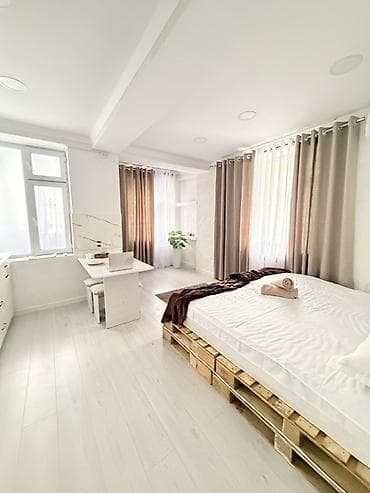 квартира ош час: Студия, Люкс, элитка, Кок-Жар ж/м, Душевая кабина, Постельное белье, Кондиционер — 4