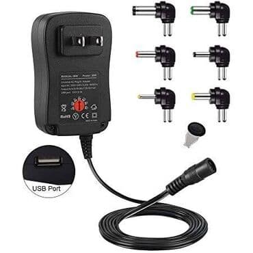 Универсальное зарядное устройство SR-12 12W 2.5*0.7; 3.0*1.1;