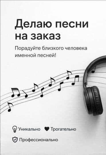 уста оделка: ✨ Создам именные песни на заказ! ✨ Хотите удивить близких и подарить — 4