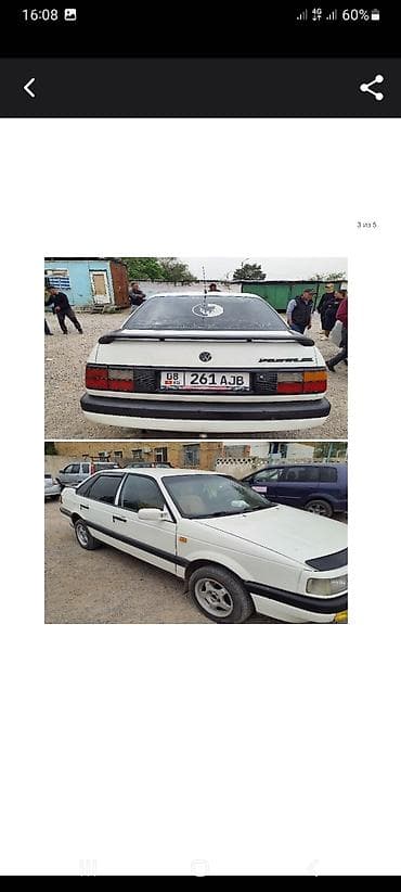 пл: Volkswagen Passat: 1990 г., 1.8 л, Механика, Бензин, Седан — 5