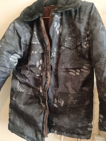 военный дождавик: Зимняя мужская куртка-военная с утеплением,для охраны покупал Пиндоудо — 2