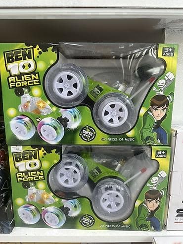 Игрушки: Игрушка-машинка Ben 10 Alien Force (трюковая, светящаяся) - Тематика — 1