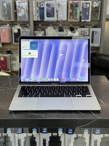 air m1: Для программирования, Б/у, Apple M1, ОЗУ, RAM: 8 ГБ, В рассрочку — 1