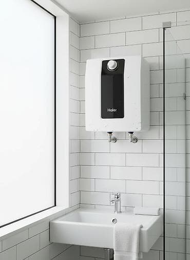 Накопительный водонагреватель Объем бака: До 10 л, Haier, Эмалированная сталь, Новый