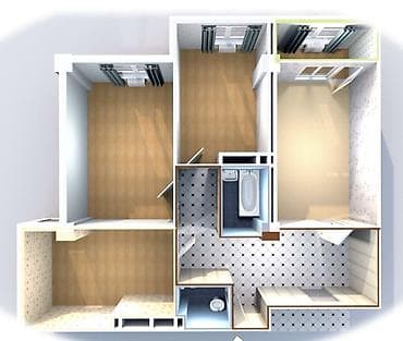 бишкек квартира купит: 3 комнаты, 85 м², Элитка, 10 этаж, ПСО (под самоотделку) — 4