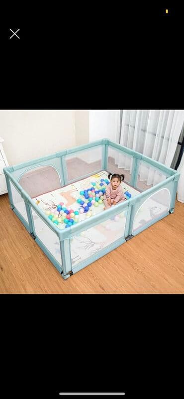 детская игровая палатка: Детский манеж игровой Размер 1.5х1.8 м Премиум качества — 1