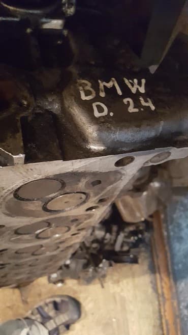 e34: BMW E34 двигатель 2.4 дизель головка — 2