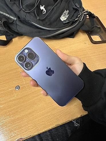 Apple iPhone: IPhone 14 Pro, Deep Purple, 76 % — 1
