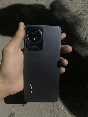 alcatel t06: Vivo Y02, Б/у, 64 ГБ, цвет - Черный, 2 SIM — 3