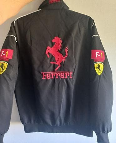 Куртки: Куртка Scuderia Ferrari F1, стёганая, с фирменной вышивкой и нашивками — 2