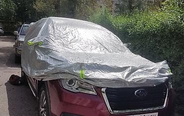 тентовый гараж для авто: Универсальный тент Для легковых авто, Б/у, Самовывоз — 1