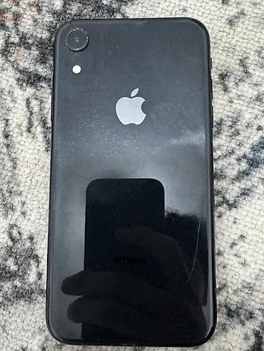 iphone 11 max: IPhone Xr, Б/у, 64 ГБ, Черный, Зарядное устройство, Чехол, 77 % — 4