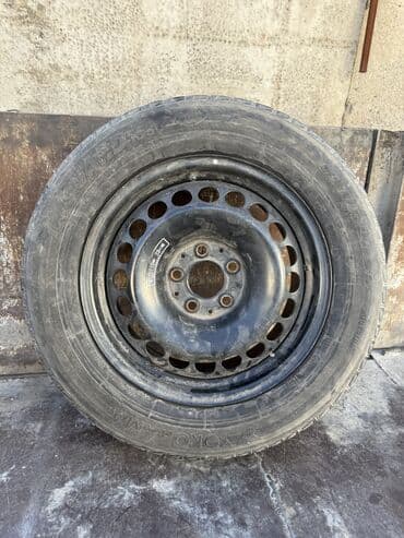 купить резину мишелин: Колеса в сборе 215 / 65 / R 16, Всесезонная, Б/у, Запаска, Легковые, Железные, отверстий - 5 — 1