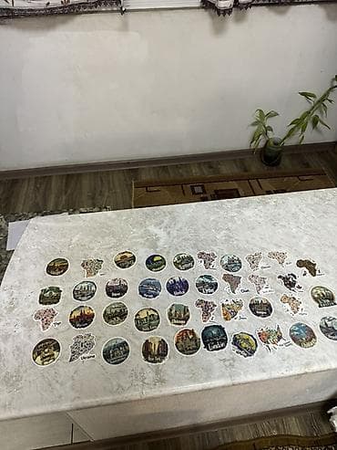 для бутылок: Набор тематических наклеек-путешествий - Коллекция из разнообразных — 2