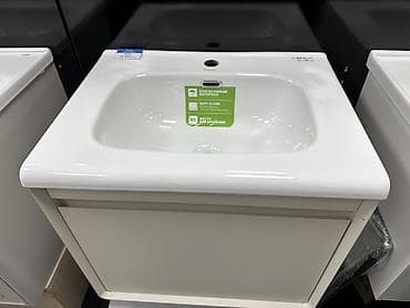 o store: Тумба для ванны, С раковиной, Другой материал, цвет - Белый — 2