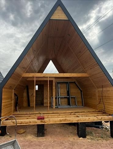 каркасное строительство: А-фрейм дома на заказ под ключ любой регион Кыргызстана гарантия — 5