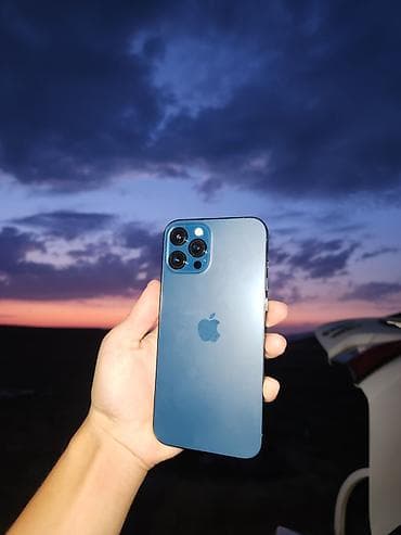 iphone 13 pro mac: IPhone 12 Pro Max, Б/у, 256 ГБ, Pacific Blue, Защитное стекло, Чехол, Кабель, 76 % — 1