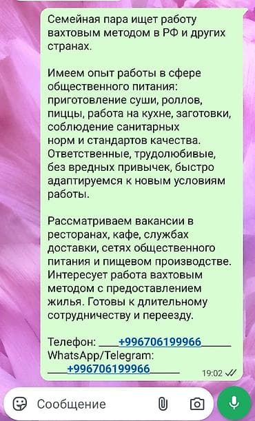сушис: Повар Пиццайоло. С опытом — 1