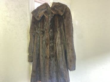 шуба мурской: Шуба, Норка, Короткая модель, С капюшоном, S — 3