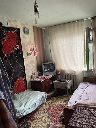 комната каджи сай: 2 комнаты, 48 м², 104 серия, 4 этаж, Старый ремонт — 4