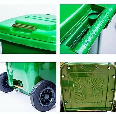 пластиковая: Материал: Пластик, С крышкой, 100 л, В розницу — 2