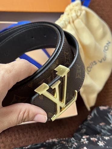 кальцо золота: Ремень, Louis Vuitton, Материал: Комбинированный материал, Унисекс — 3