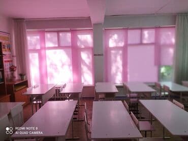 Текстиль: Жалюзи Бишкек Рулонные шторы Ролшторы на каждую створку. Огромный — 2