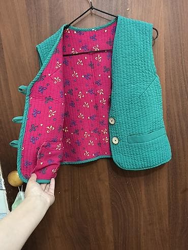 кофта шым женский: Утепленный, Тканевый, Осень-весна, Короткая модель, Стеганый — 2