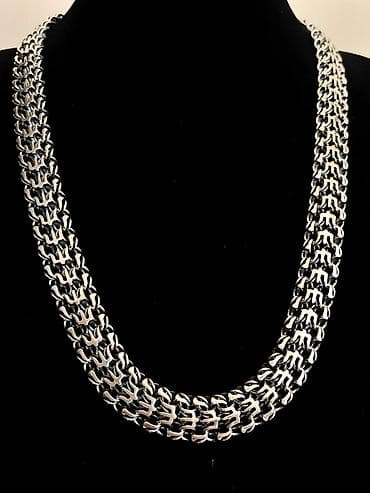 what: Серебряная цепь "Император" вес 120 гр 60 см Ручная работа Серебро 925 — 2