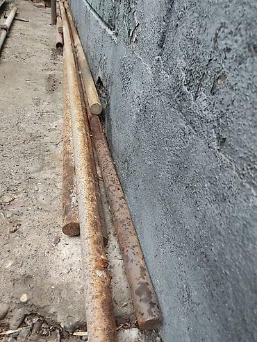 балки стропилы: Круглый металлический прут, Сталь, Диаметр: 36 мм — 1