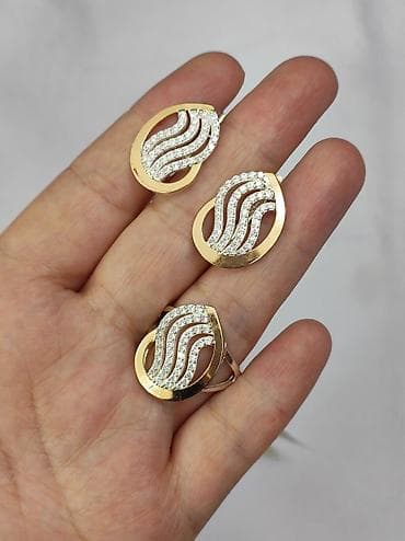 Набор украшений, Проба 925, Женские, Новый at lalafo.kg Набор украшений, Проба 925, Женские, Новый