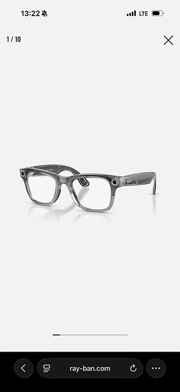 очки rayban meta: Солнцезащитные очки очки, Ray-Ban, Унисекс, Вайфареры — 1