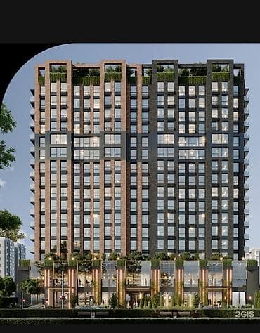 flat kant: 2 комнаты, 66 м², Элитка, 15 этаж, Готовая ПСО (под самоотделку) — 4