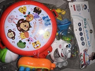 hot whels: Детский набор игрушек - Музыкальный комплект Baby Drum Set: большой — 3
