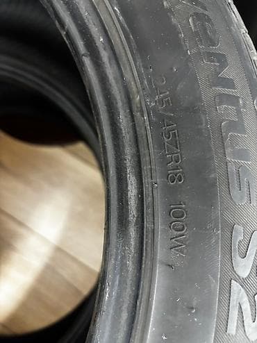 r18 235: Шины 245 / 45 / R 18, Лето, Б/у, Пара, Легковые, Корея, Hankook — 3