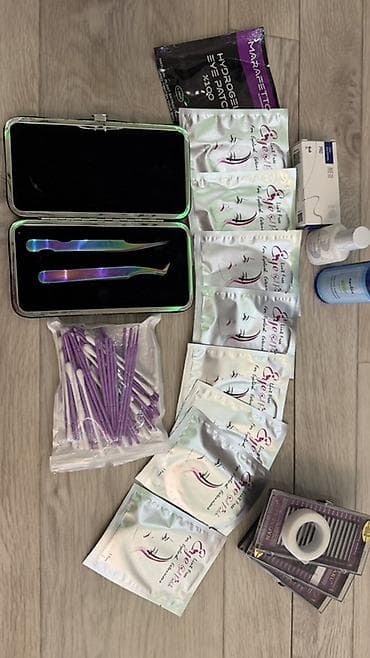 Набор для наращивания ресниц (профессиональный комплект) Состав: - — 3