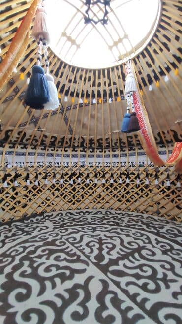 продаю в связи переездом: Продажа юрты, Каркас Деревянный, 65 баш, Диаметр 5 метров — 12