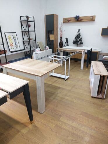 раздвижной обеденный стол: 3 метровый стол трансформер "Швейцар" Длина: от 48 см до 3 метра (в — 10