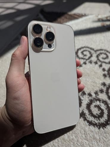 IPhone 16 Pro Max, Б/у, 256 ГБ, Desert Titanium, 100 %