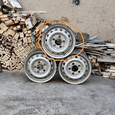 шины для спринтера: Диски R 15 Mercedes-Benz, Пара, Б/у — 5